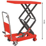 Table élévatrice 350 kg mobile double ciseau DRAKKAR - 11575782_0