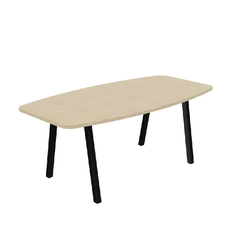 Table de réunion tonneau PARTAGE - Design minimaliste - Fabrication française - Marque Buronomic_0