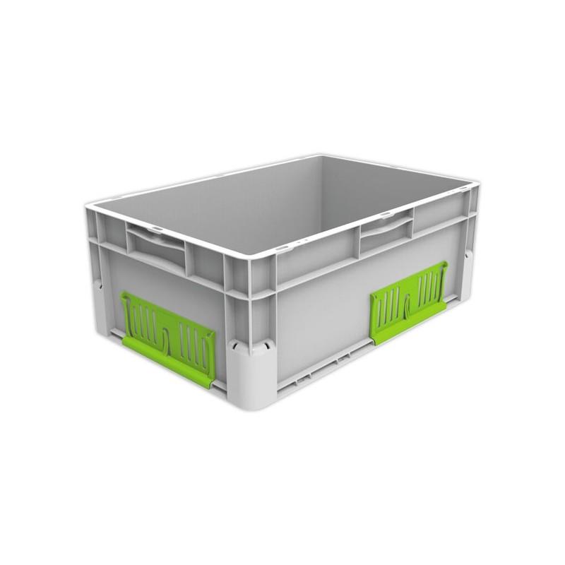 Bac gerbable Euroclick norme Europe 44L - 8310000502 - format 600x400mm - robuste et contact alimentaire_0