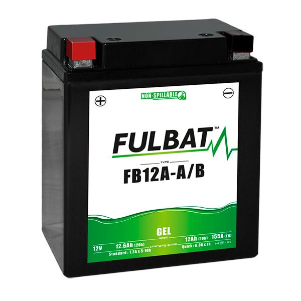 BATTERIE MOTO GEL YB12A-A / 12N12A-4A-1 12V 12AH_0