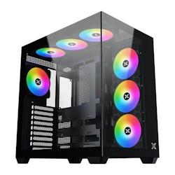 Boîtier Pc - Xigmatek - Aqua V Air - Cube - Atx - Verre Trempé - Argb - Noir - 4711409545820_0