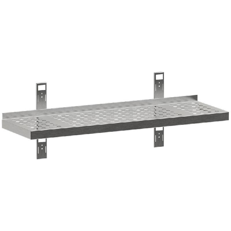 Diamond - Etagère murale perforée, 2 consoles et 2 crémaillères - réf. G103-SE3 - AKS-G103-SE3_0