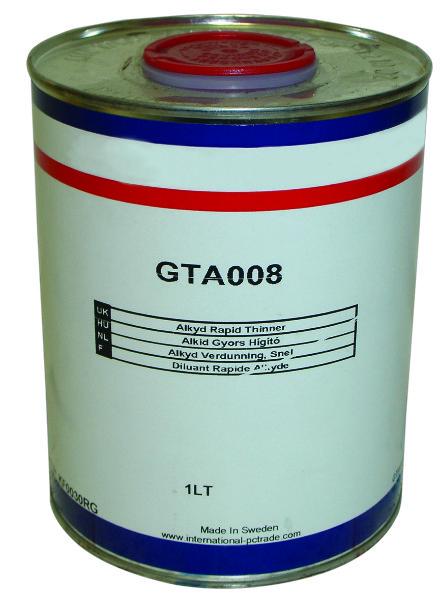 DILUANT BIDON 1 LITRE RAPIDE N.F GTA008 INTERNATIONAL