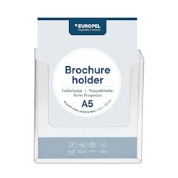 Europel Porte-brochures ou Présentoir Mural A5  - 10 pièces - plastique 350066-10_0