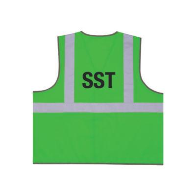 Gilet de signalisation SST vert XL_0