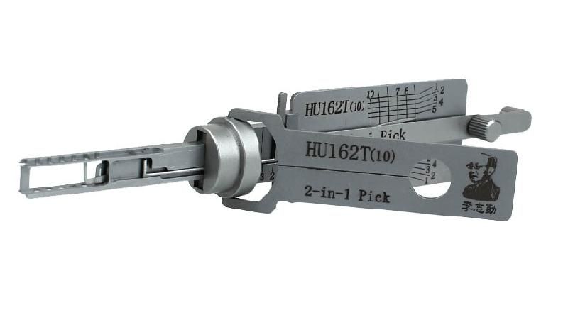 Lishi HU162T (10 cut) V3  crocheteur décodeur pour HU162 2-in-1 Mr Li - Volkswagen Seat Skoda_0