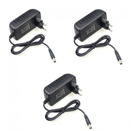 Lot de 3 transformateurs 36W 12V type DC - Pour rubans LED et éclairage LED_0