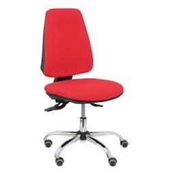 Piqueras y Crespo Silla Elche S 24 horas bali rojo base cromada ruedas parqué - rouge multi-matériau 14ASB350CRRP_0