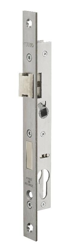 Serrure encastrable pour porte d'entrée - axe 10,5 - entraxe 70 - THIRARD - acier zingué_0