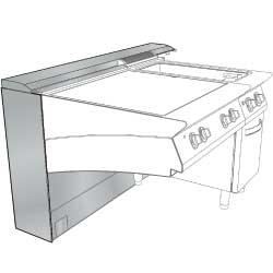 Support cantilever mural 2000 mm - acier inox AISI 304 - n22/ssm-20_0