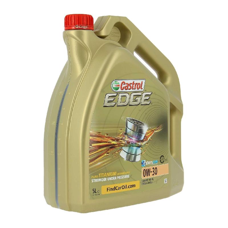 Huile moteur CASTROL EDGE 0W-30 5L - Fluid TITANIUM - Protection optimale et performances avancées_0