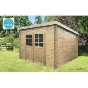 Abri de jardin en bois traité autoclave 28mm - s8326-1-sans plancher_0