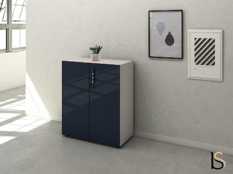 Armoire basse Luxury - Ofitres - Bleu_0