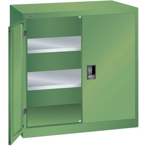 ARMOIRE VERT 1000X400X1000 AVEC 2 RAYONS AMO. _ 60.460.030 - LISTA
