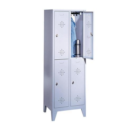 ARMOIRE / VESTIAIRE 2 CASIERS SUPERPOSÉS SUR PIED CP
