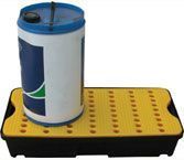 Bac de rétention en polyéthylène - avec ou sans caillebotis - pour petits bidons de 5 à 100 litres_1