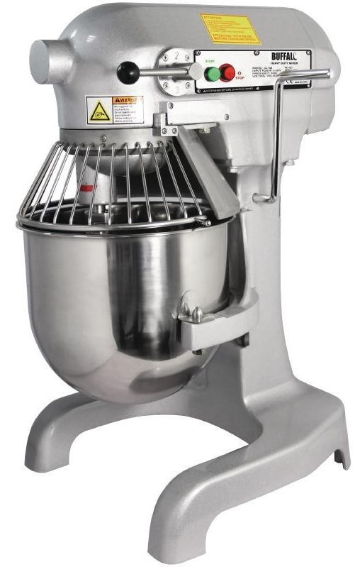 Batteur planétaire professionnel - 10, 20 ou 30 litres - Corps en métal résistant et cuve en acier inox_0