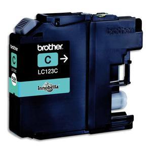 Cartouche jet d'encre cyan Brother LC123C - Compatible avec plusieurs modèles BROTHER_0