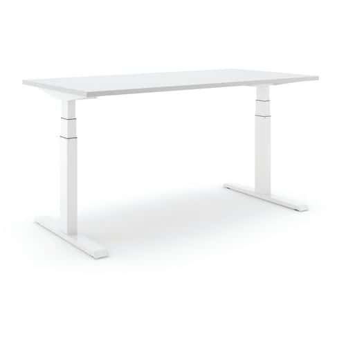 BUREAU RÉGLABLE STEELFORCE PRO 670 SLS - 160CM - BLANC GRIS - ACTIFORCE