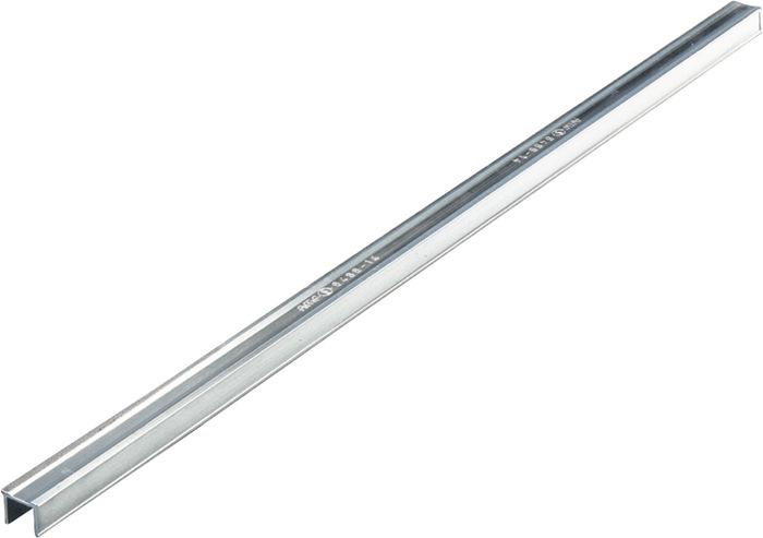 Cache-rainures n°6486 pour rainure en T - Profilé aluminium 14x1000 - Longueur 1000 mm_0