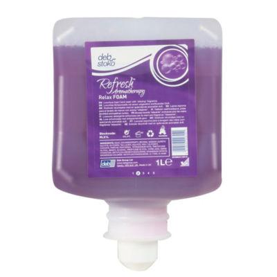 Cartouches savon mousse mains Deb Refresh 1 L, lot de 6_0