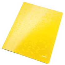 CHEMISE À LAMELLE WOW, A4, EN CARTON, JAUNE - LOT DE 20