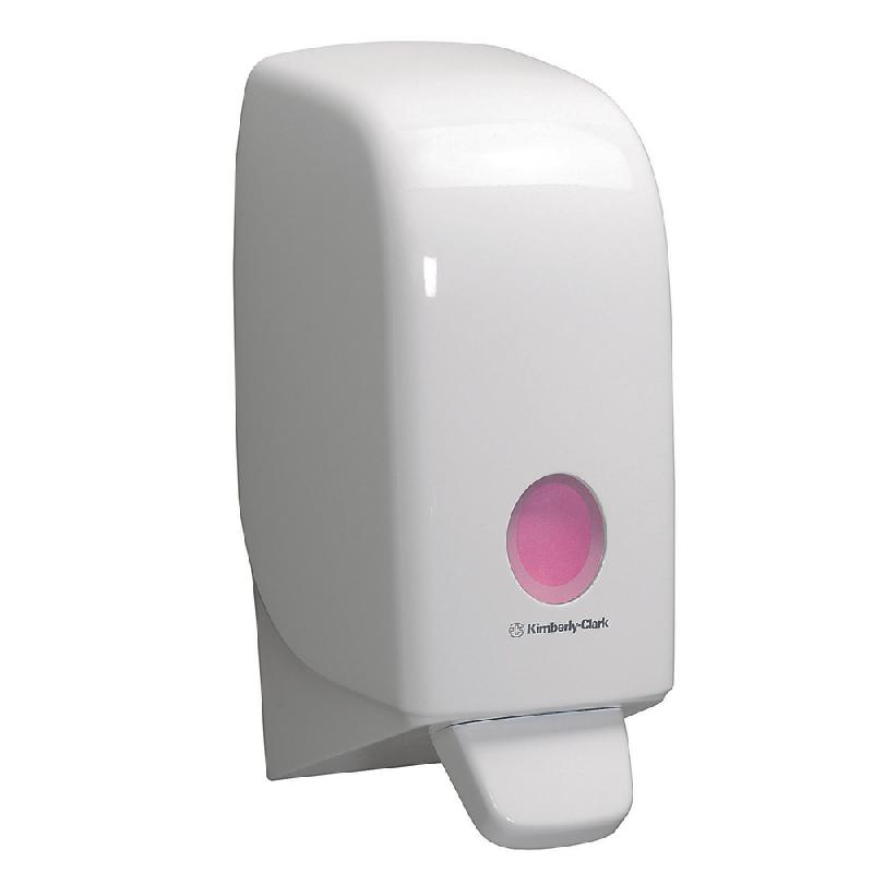 DISTRIBUTEUR DE CARTOUCHE SAVON AQUARIUS 1 L ABS BLANC