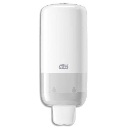 DISTRIBUTEUR DE SAVON LIQUIDE TORK S4 EN ABS BLANC - JUSQU'A 2500 DOSES