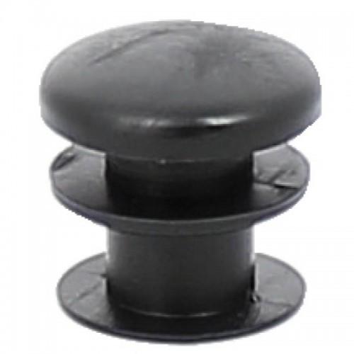 EMBOUT EN POLYÉTHYLÈNE NOIR POUR TUBE ROND-D32MM PERGA
