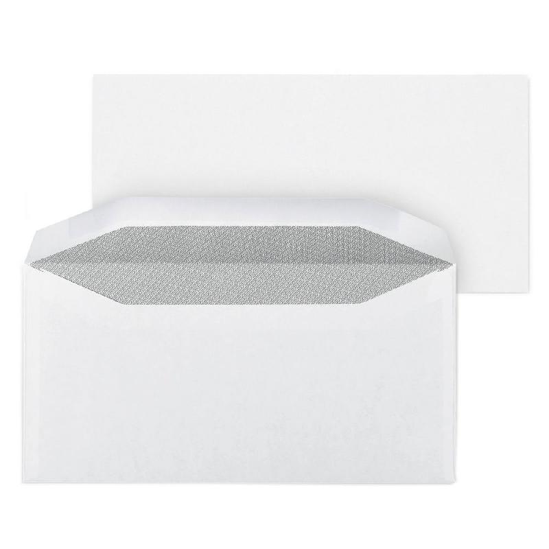 ENVELOPPE BLANCHE POUR MISE SOUS PLI AUTOMATIQUE FORMAT C5 162 X 229 MM AVEC FENETRE - FERMETURE GOMMEE - PAPIER VELIN 80 G/M²