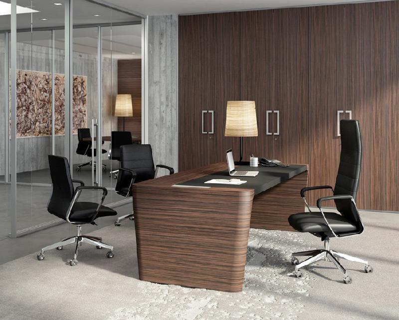 Fauteuil de direction Exclusive en cuir Directa - Offisit. - cuir noir_0