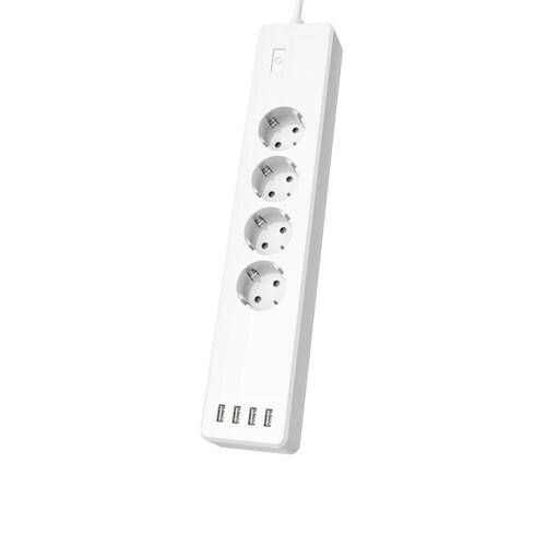 Hama 176574 Hama multiprise connectée WLAN 4 prises, sans hub, 4 ports USB - blanc 00176574_0
