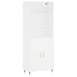 Helloshop26 - Buffet bahut commode armoire meuble de rangement organisateur cuisine salle de séjour salon haut 69,5 x 34 x 180 cm 02_0032679 - 300021_0