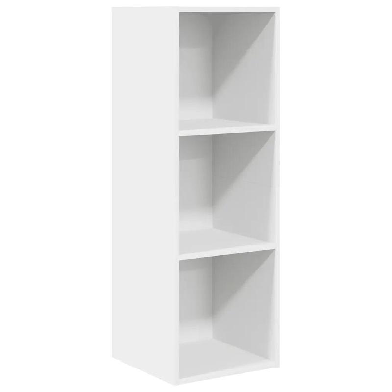 Helloshop26 - Meuble TV mural fonctionnel design moderne 37 x 37 x 107 cm en bois d'ingénierie blanc 02_0047851 - blanc Bois massif 3000234985903_0