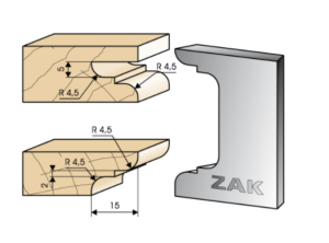 JEU DE 2 FERS ZAK531841 HAUTEUR 50MM