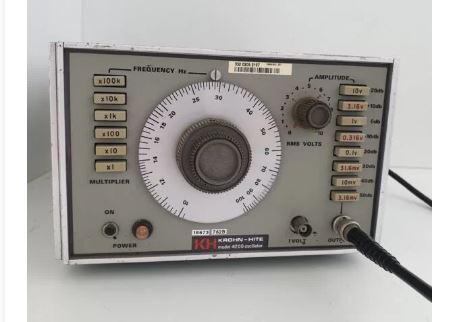 Kh4200 - signal de gamme audio a faible distorsion - krohn hite - generator 10hz- 10mhz - générateurs de signaux_0
