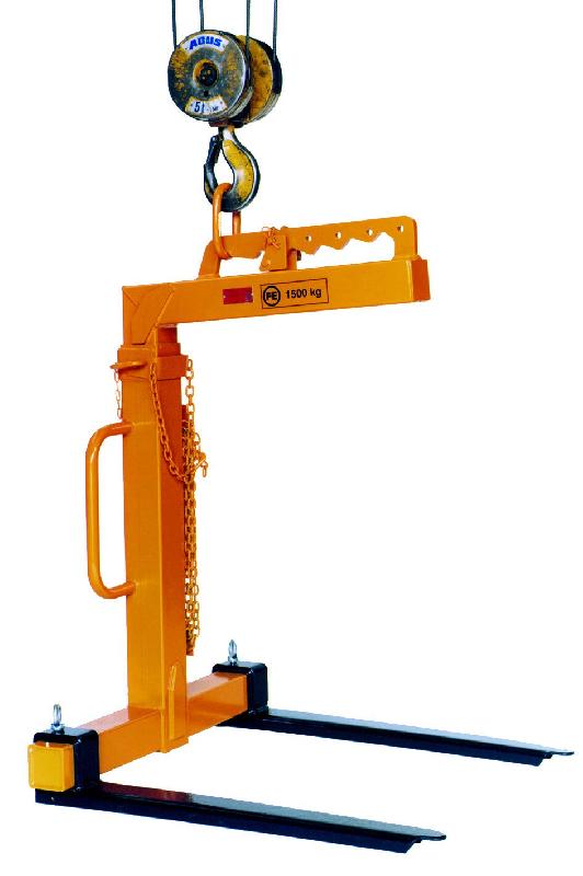 Lève-palette Eichinger 1053 - équilibrage manuel, écartement et hauteur réglables - CMU 2000 kg_0
