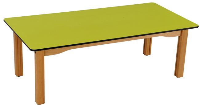 LOT DE 2 TABLES ZÉBULON 60 X 60 CM T0 COLORIS BLEU AZUL - MANUTAN COLLECTIVITÉS