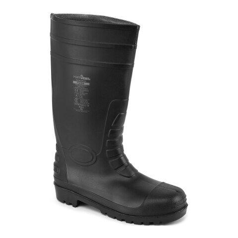 LOT DE 2 - PORTWEST FW95 BOTTES DE SÉCURITÉ WELLINGTON S5 NOIR - TAILLE 49