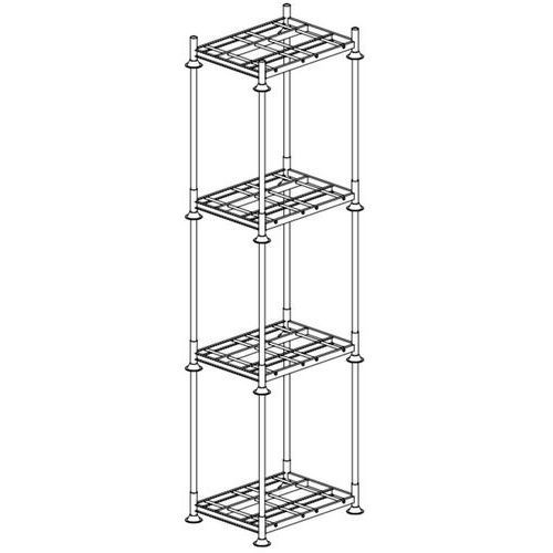MANURACK SIMPLE - 4 NIVEAUX - HAUTEUR UTILE 870 MM - MDM
