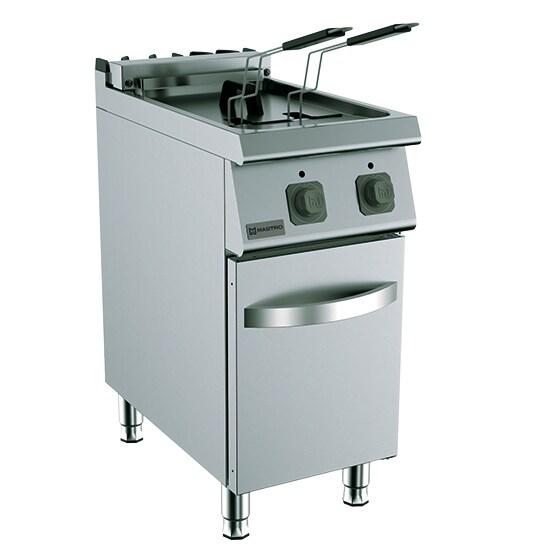 Mastro Friteuse électrique sur soubassement fermé, 18 litres 400x730x900 mm - VIRTUS - inox MS74FRE18_0