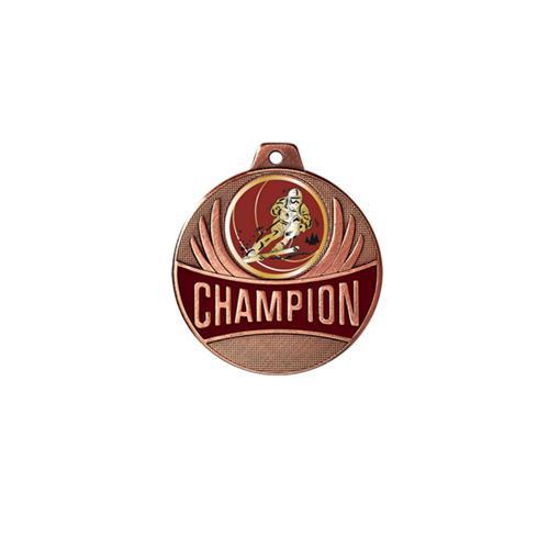 MÉDAILLE SKI - CHAMPION - 50MM