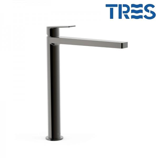 MITIGEUR LAVABO NOIR MÉTALLISÉ - TRES 21180301KM