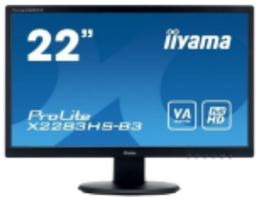 Moniteur ProLite 22'' LED Full HD - Haut-parleurs intégrés - VGA/DP/HDMI - Compatible montage VESA 100x100_0