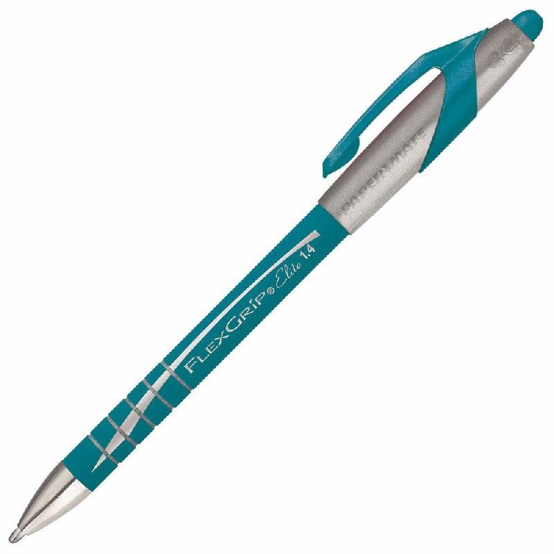 PAPER MATE STYLO BILLE PAPERMATE FLEXGRIP ELITE - RÉTRACTABLE - 1,4 MM - VERT (PRIX À L'UNITÉ)