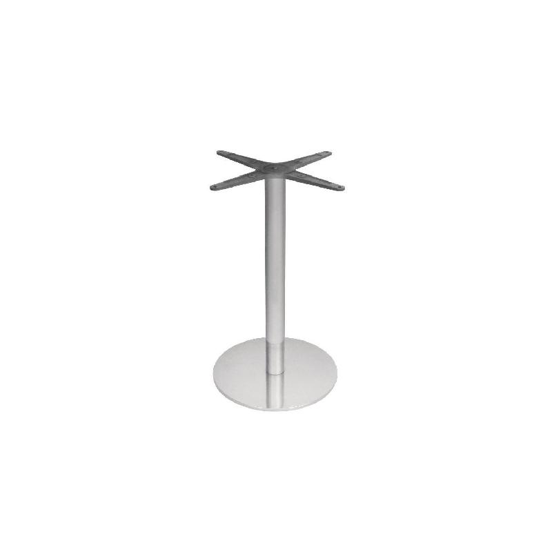 Pied de table tout inox pour table carrée & ronde_0