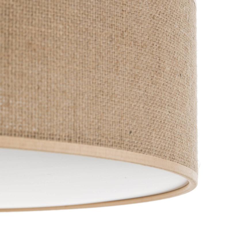 BRITOP PLAFONNIER JUTE AVEC ABAT-JOUR BEIGE, Ø 48 CM