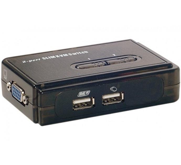 Pocket switch kvm vga/usb 2 ports avec cables 52272_0