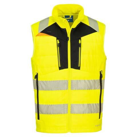 PORTWEST DX479 GILET SOFTSHELL HAUTE VISIBILITÉ DX4 JAUNE/NOIR - TAILLE XL