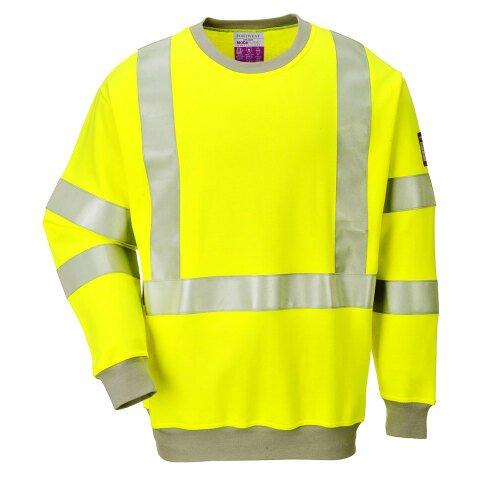 PORTWEST FR72 SWEATSHIRT MODAFLAME HV JAUNE - TAILLE XL